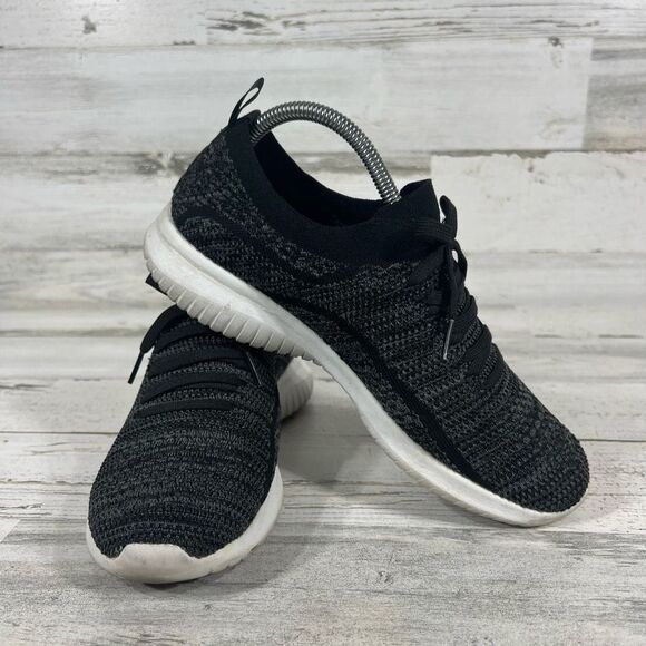 Skechers Memory Foam Women’s Slip On Sneakers Athletic Running Shoes Black US 9 - Picture 6 of 8